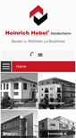 Mobile Screenshot of heinrich-hebel.de