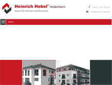 Tablet Screenshot of heinrich-hebel.de